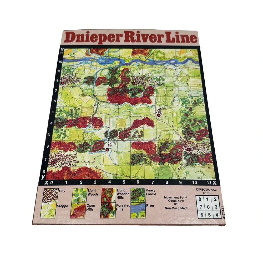 Avalon Hill Dnieper River Line 1981 Vintage PC Game Apple II Atari TRS-80 Floppy